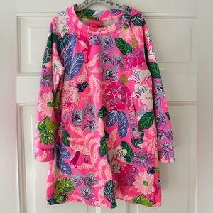 Lilly Pulitzer sweatshirt dress size s (4-5) vguc